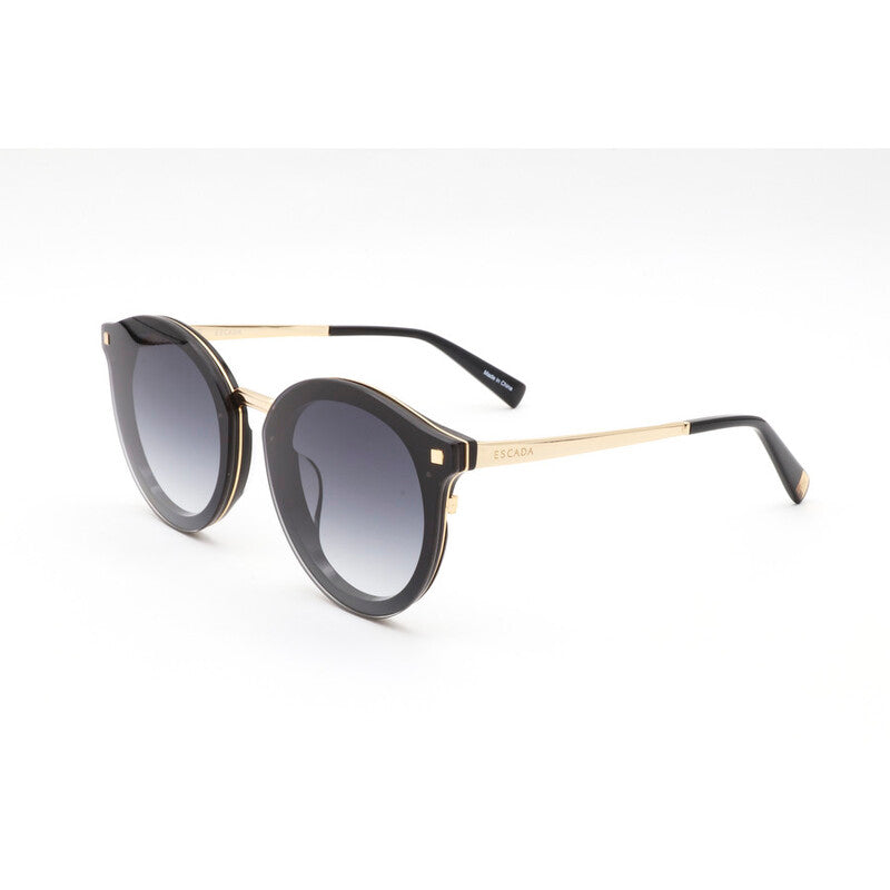 Ladies Black Round Sunglasses