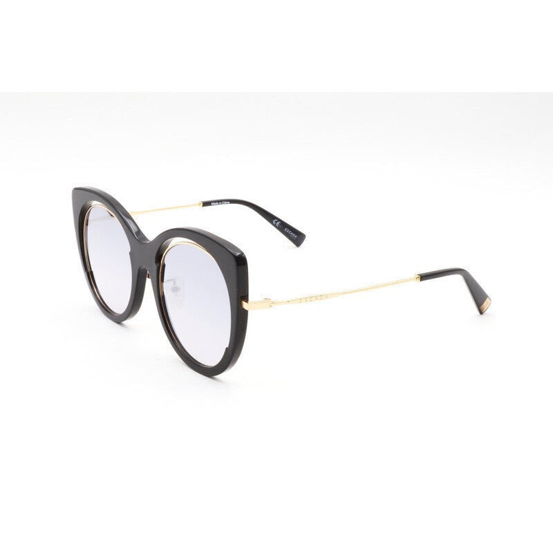 Ladies Black Round Sunglasses