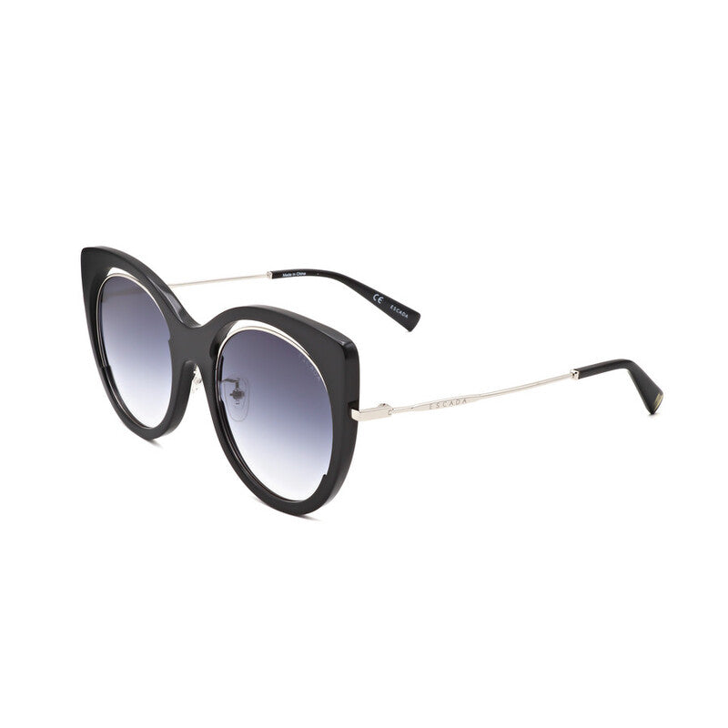 Ladies Black Round Sunglasses