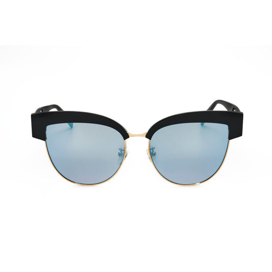 Ladies Black Round Sunglasses