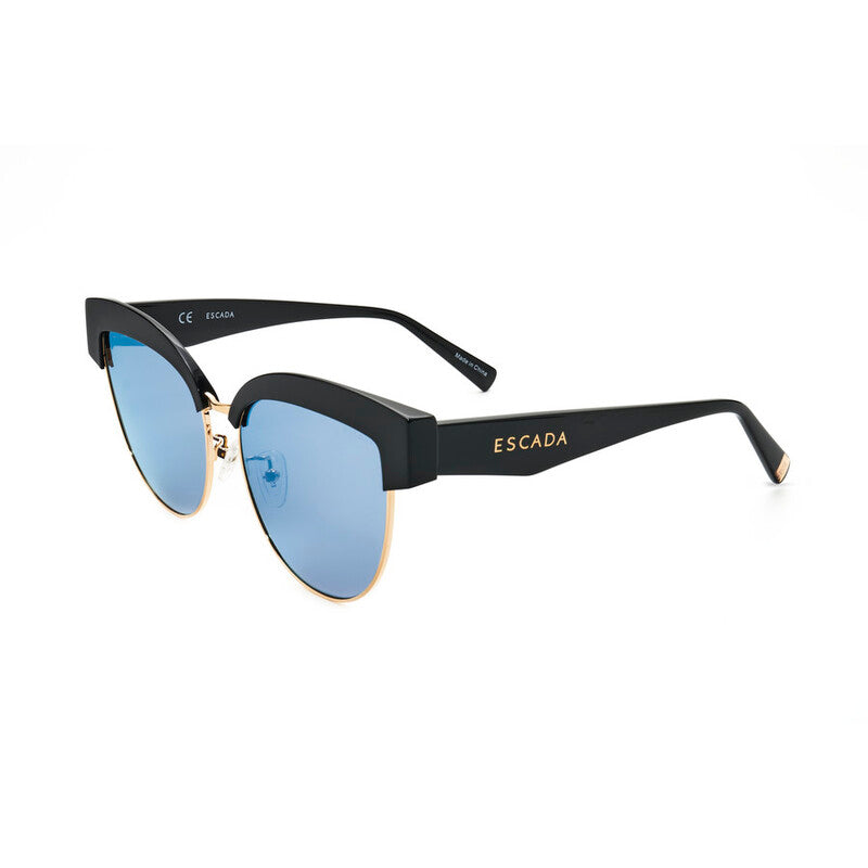 Ladies Black Round Sunglasses