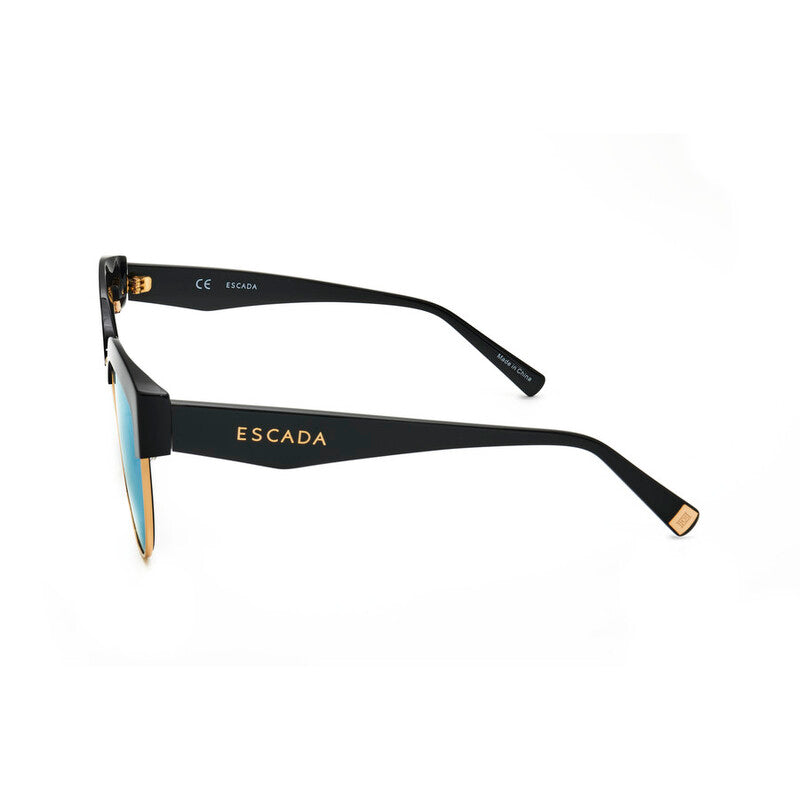 Ladies Black Round Sunglasses