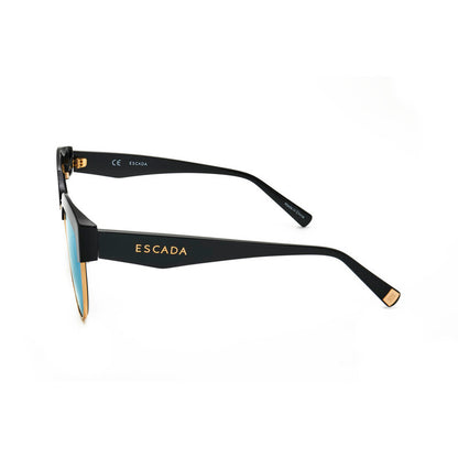 Ladies Black Round Sunglasses