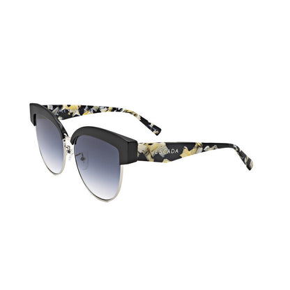 Ladies Black Round Sunglasses
