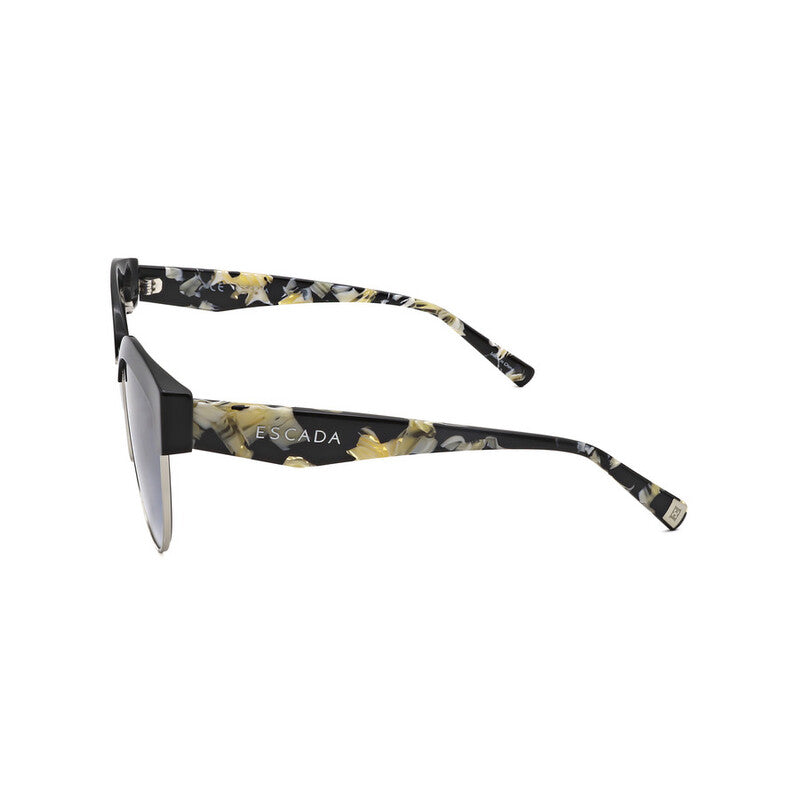 Ladies Black Round Sunglasses