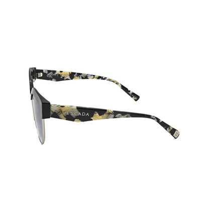 Ladies Black Round Sunglasses