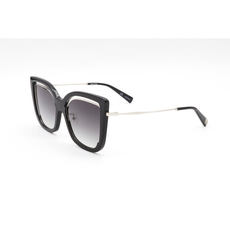 Ladies Black Square Sunglasses