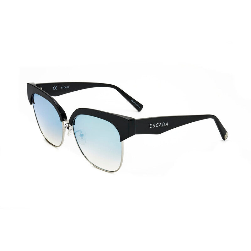 Ladies Black Square Sunglasses