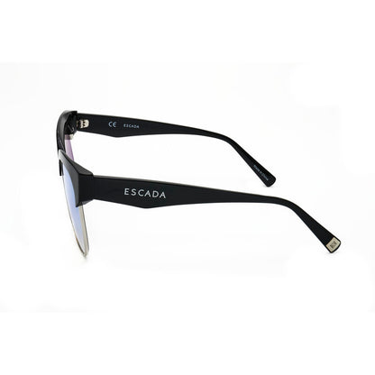 Ladies Black Square Sunglasses