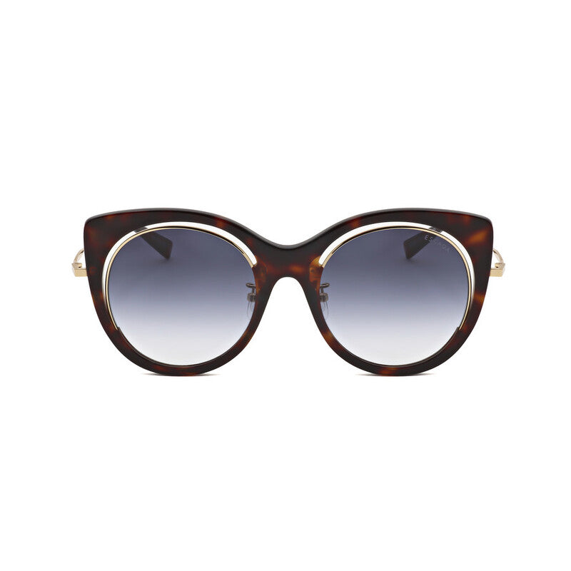 Ladies Brown Round Sunglasses