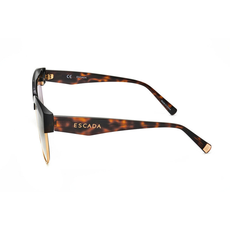 Ladies Brown Round Sunglasses