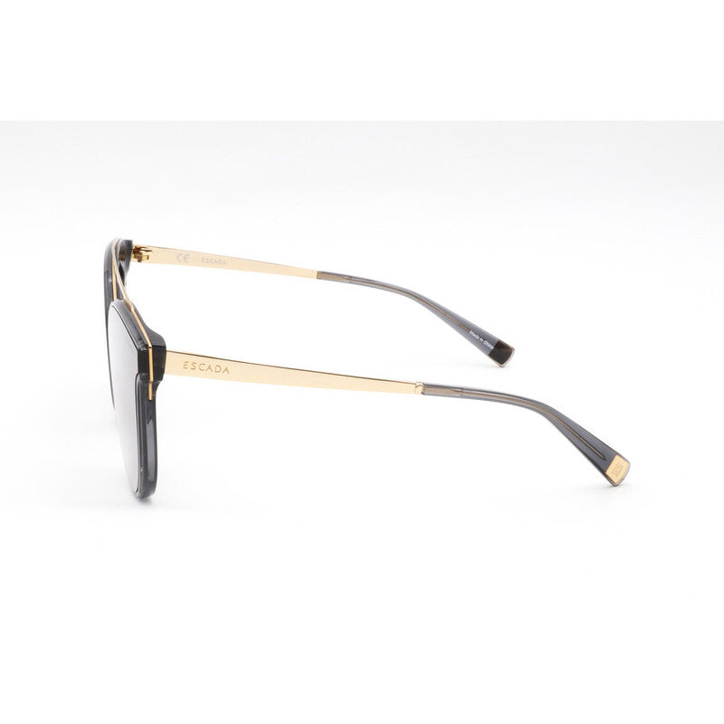 Ladies Grey Round Sunglasses