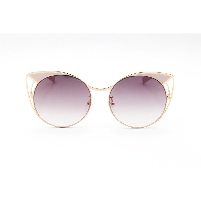Ladies Pink Round Sunglasses