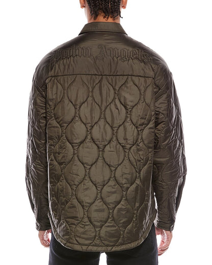 classic logo quilted jacket