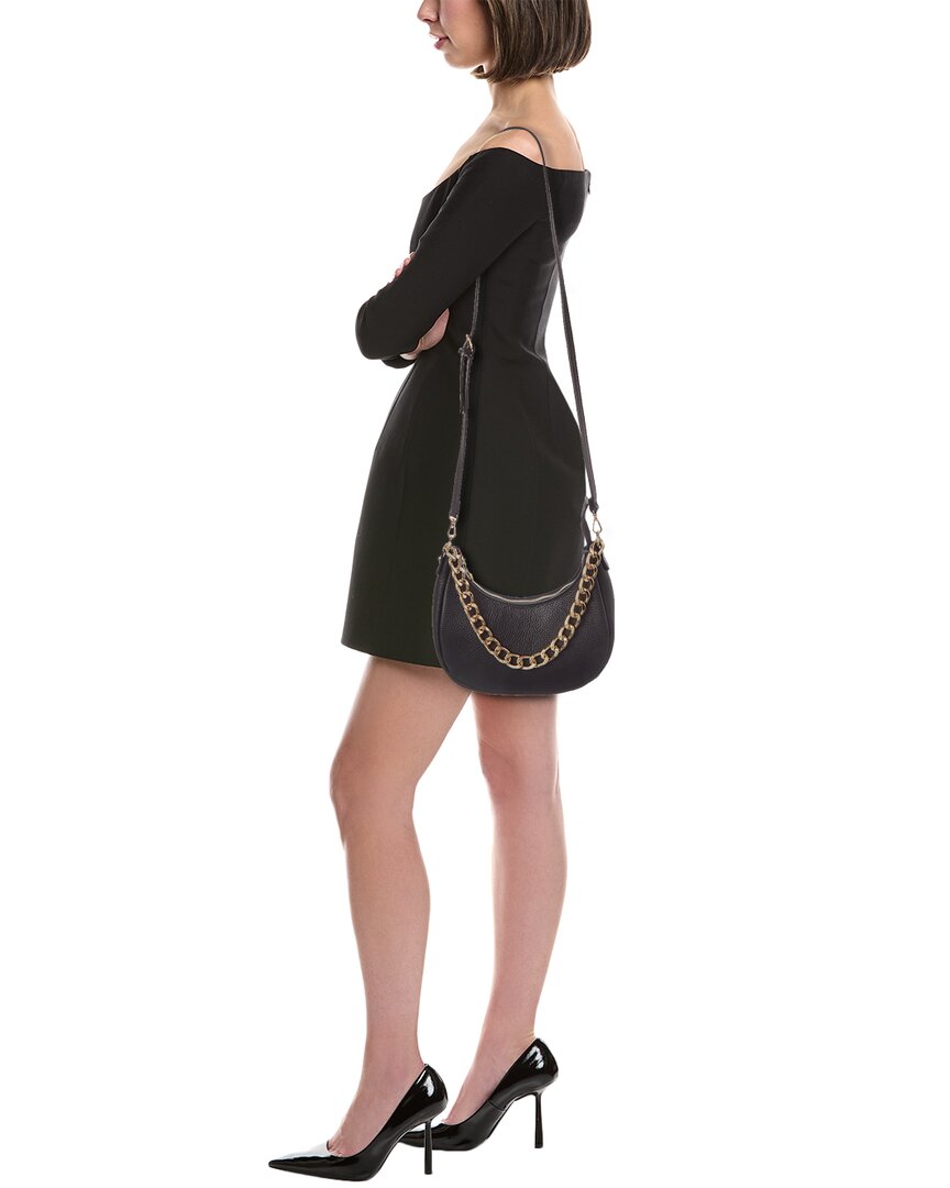 rosalie chain strap leather shoulder bag