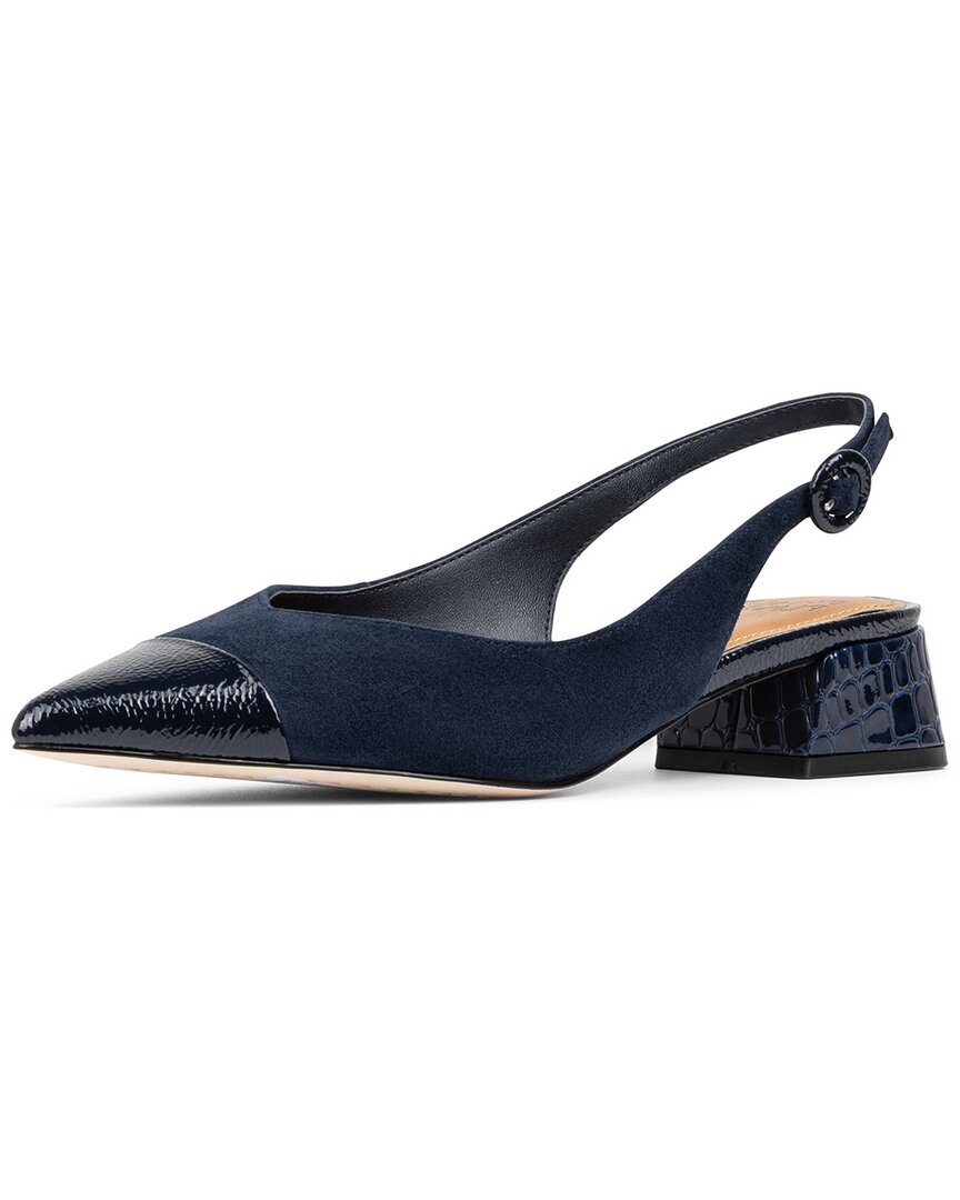 payton leather slingback pump