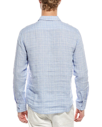 linen-blend shirt