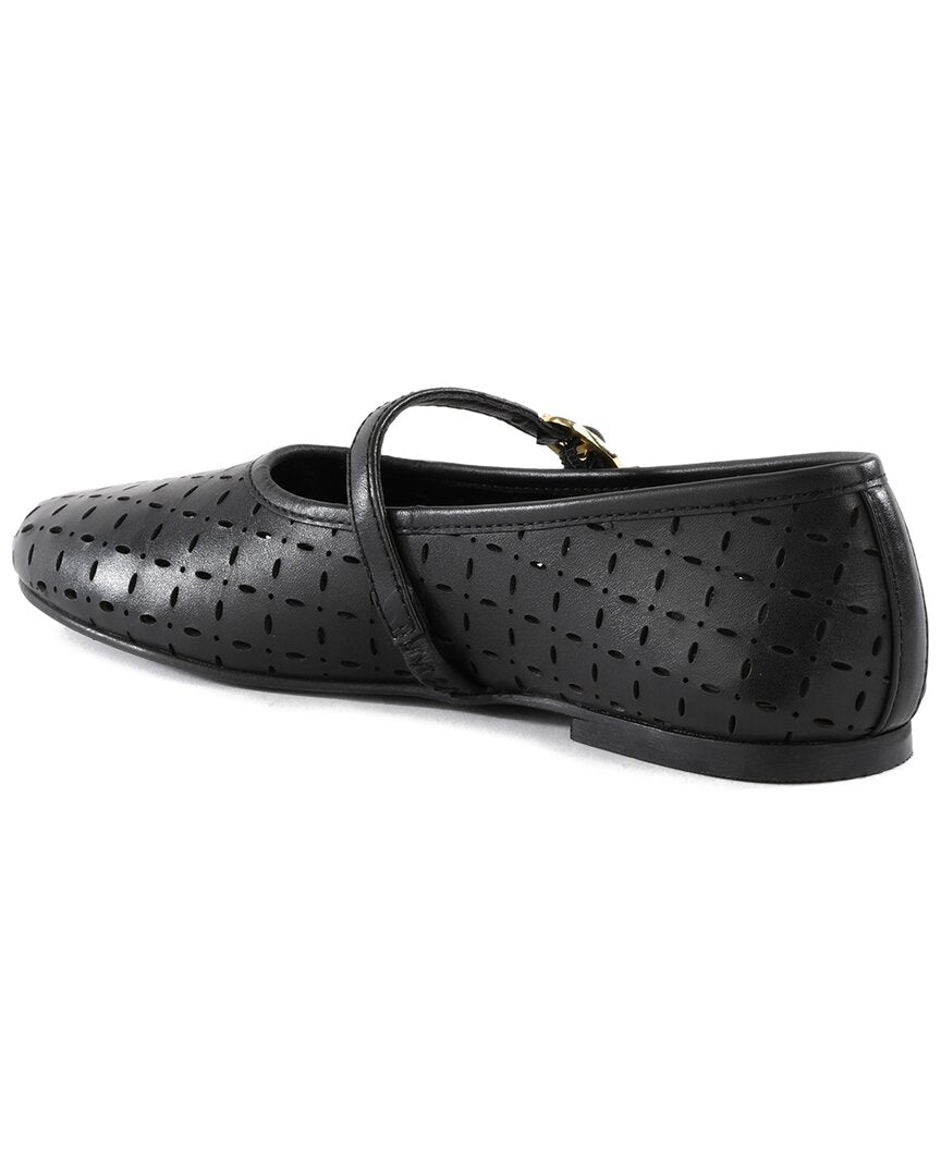 skyler leather flat