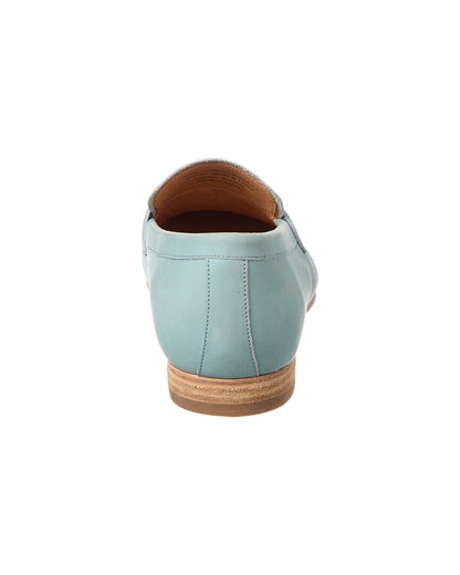suede penny loafer