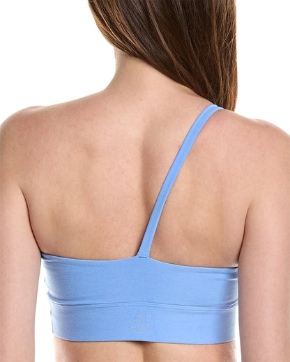 spacedye one-shoulder long line bra