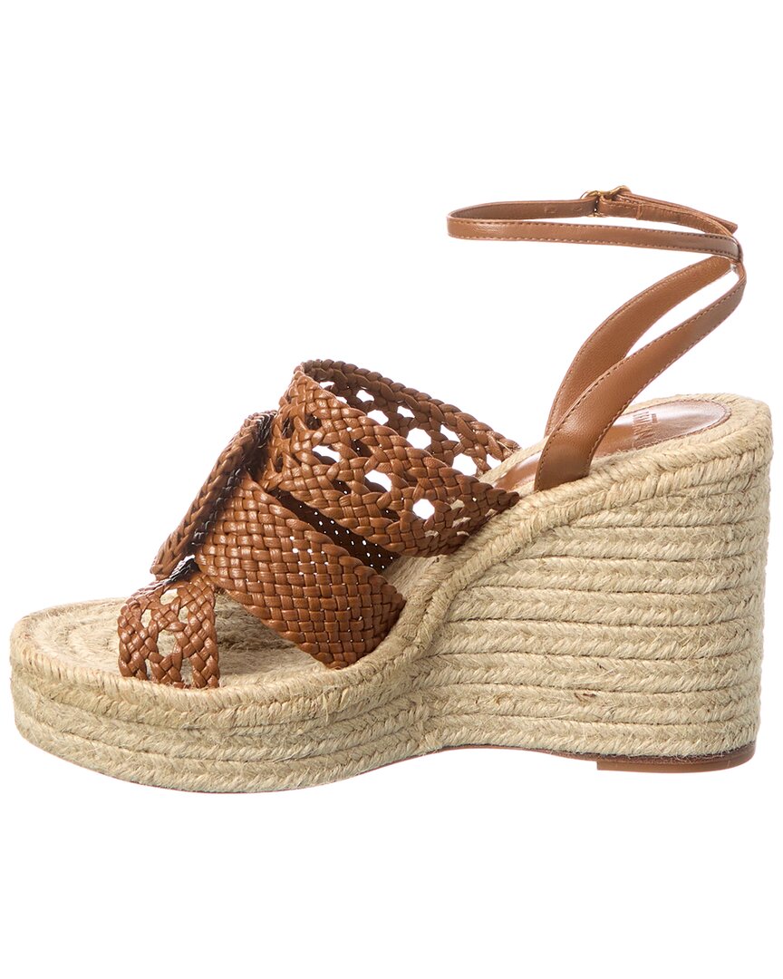 lana 150 woven leather wedge sandal