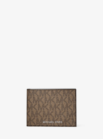 cooper logo billfold wallet with passcase