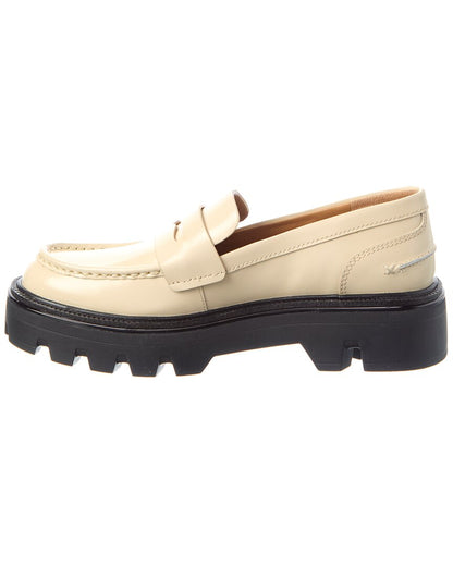 quinn leather loafer