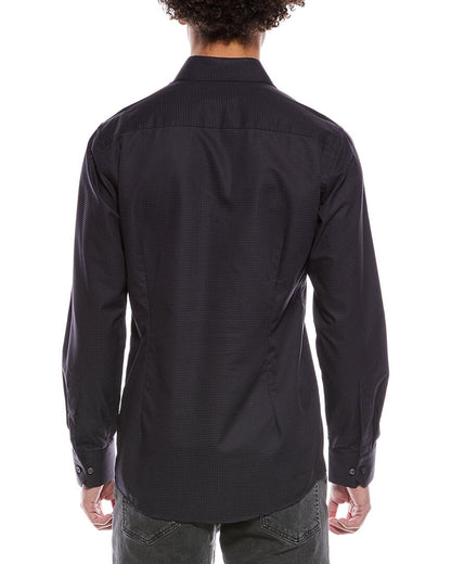 elevated pique slim fit shirt