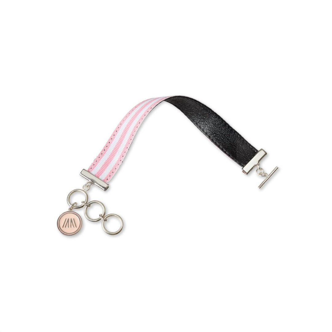 One Size - pink and white ribbon