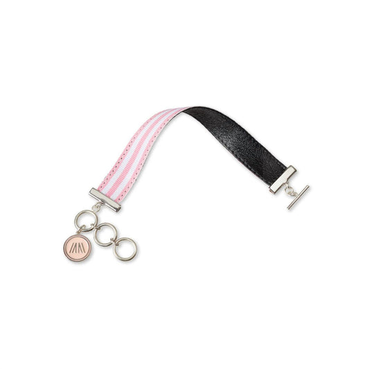 One Size - pink and white ribbon