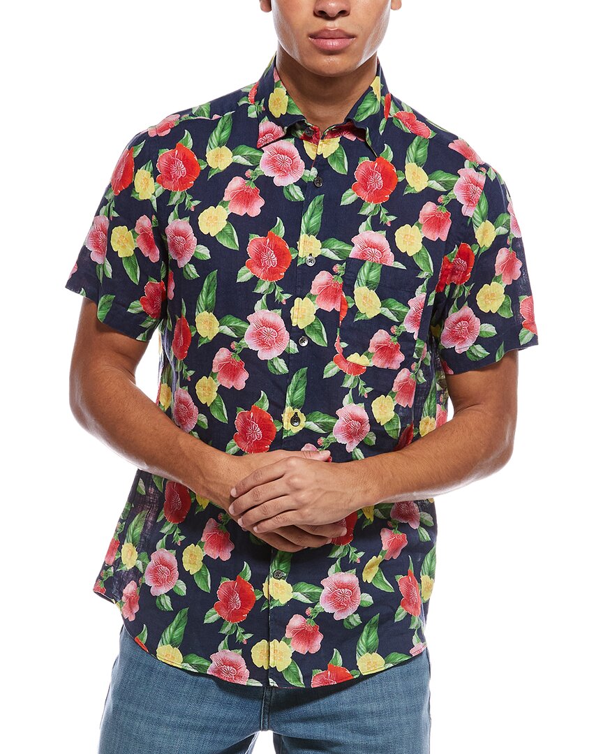 Small - navy multi