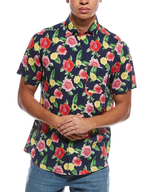 Small - navy multi