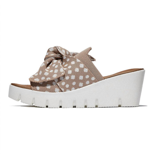 EU 37 - blush white polka dots
