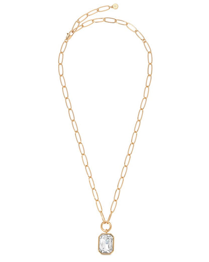 18k plated pendant necklace