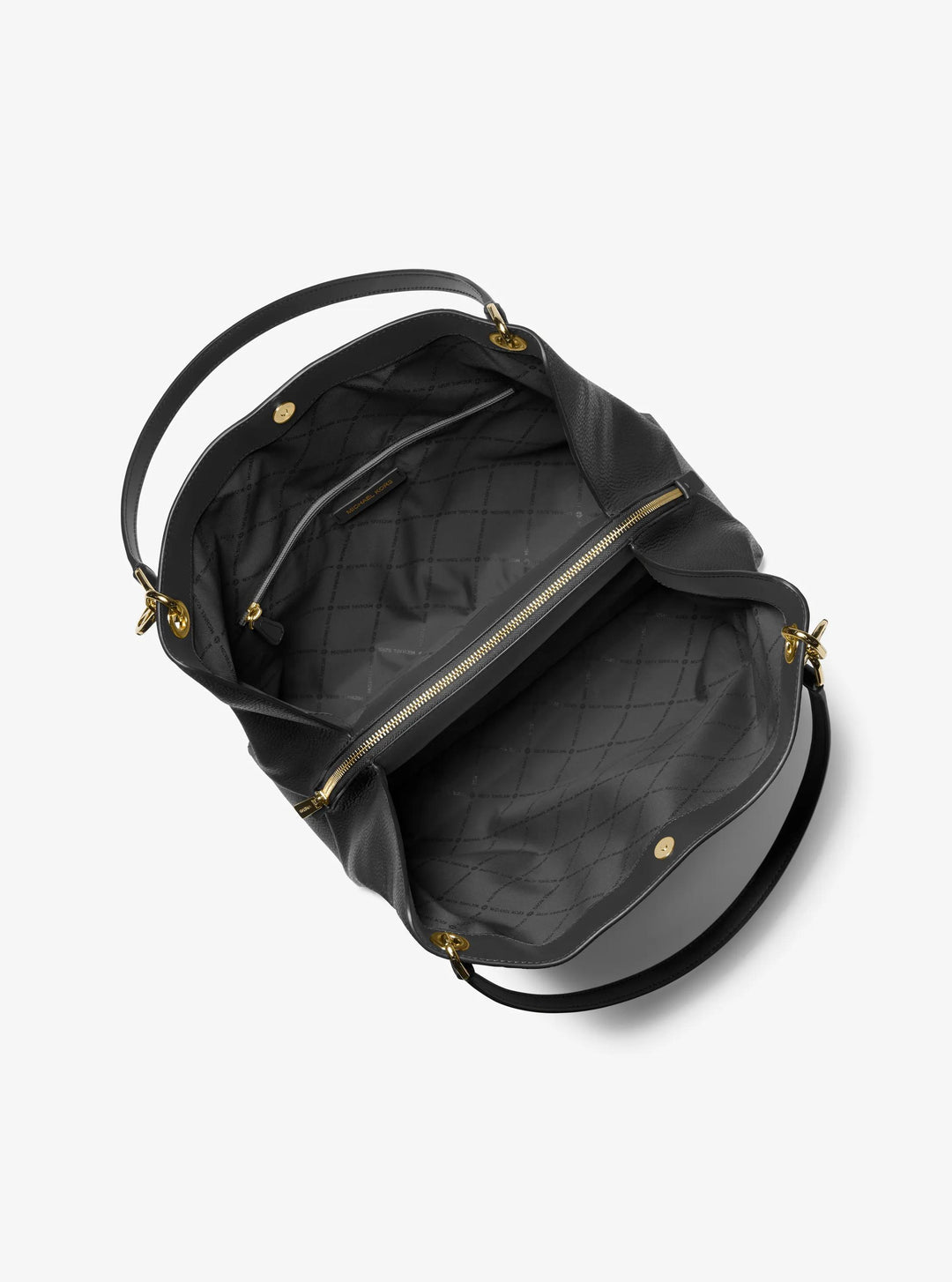 christina large pebbled leather shoulder bag