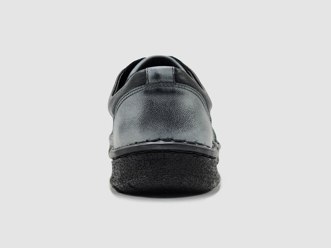 men's frosty leather shoes in grey