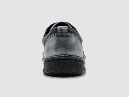 men's frosty leather shoes in grey
