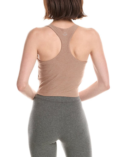 spacedye high neck cropped tank