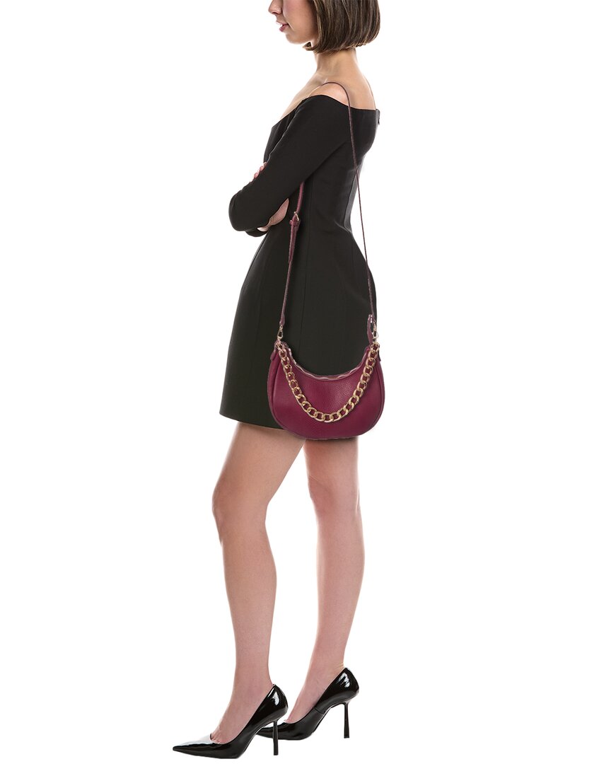 rosalie chain strap leather shoulder bag