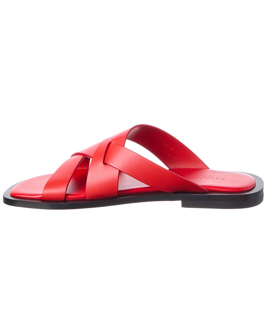 ferragamo leather sandal