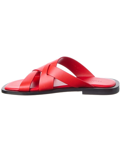 ferragamo leather sandal