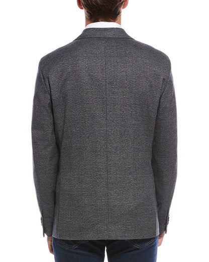 glen woven sport coat