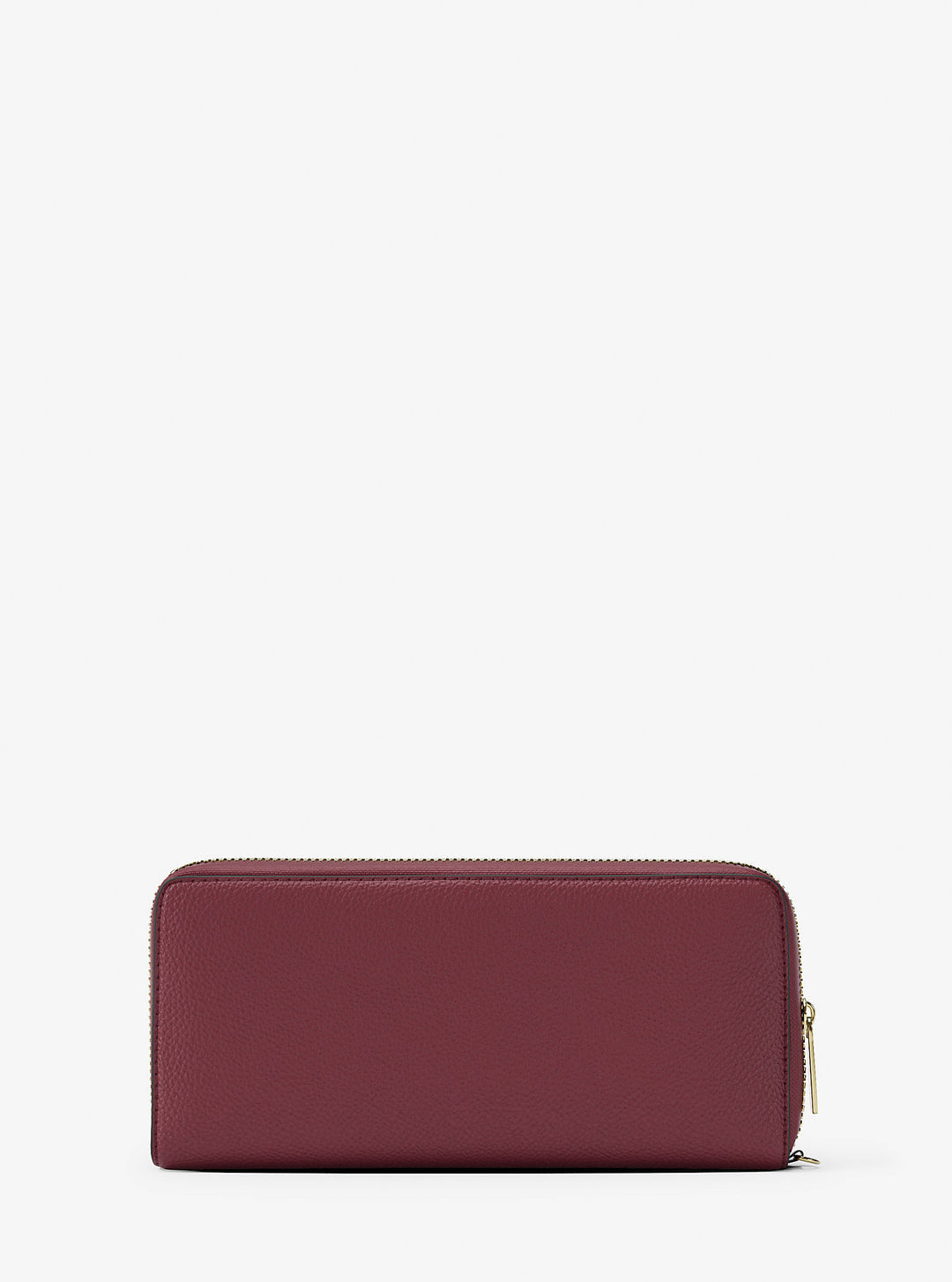 jet set travel large pebbled leather wristlet