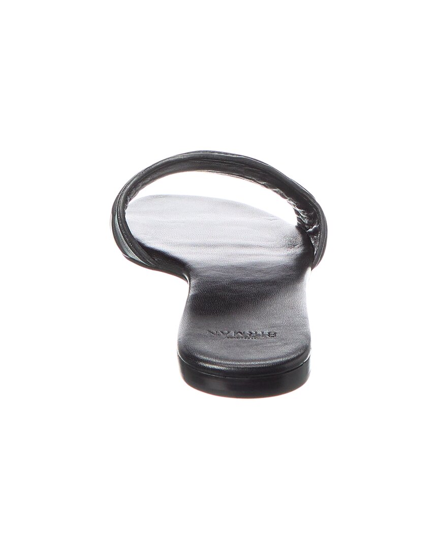 padded clarita leather slide