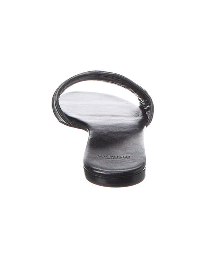 padded clarita leather slide