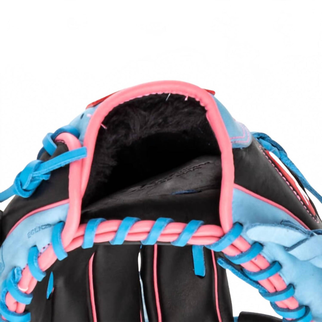 r9 12.75" baseball glove - regular in black/blue/pink