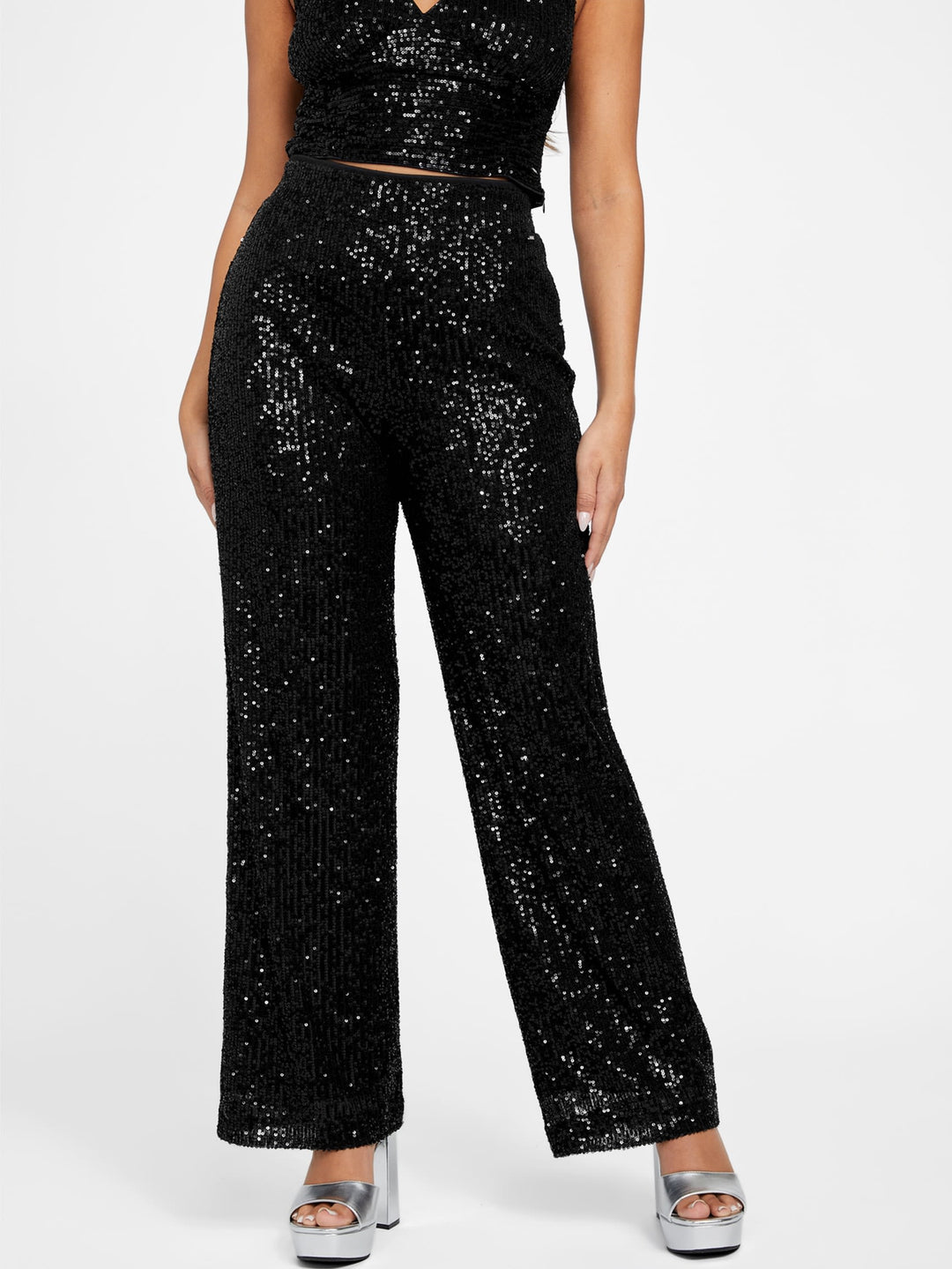 holly palazzo sequin pants