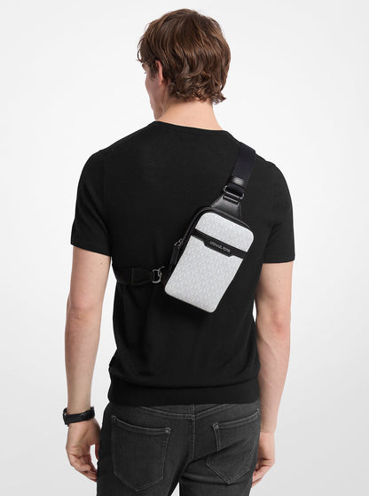 cooper medium signature logo sling pack