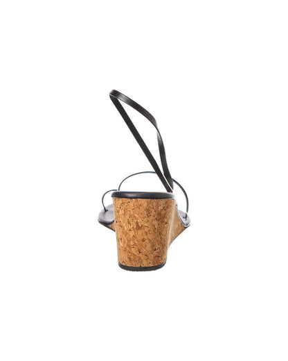 chora leather wedge