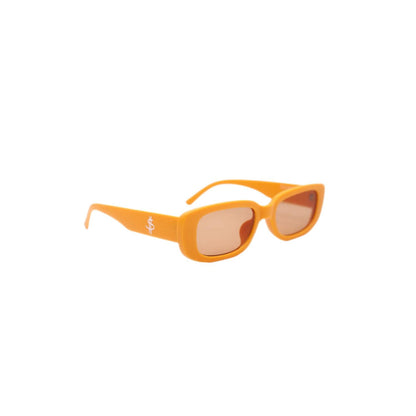 men's im worth a lot sunglasses in matte orange